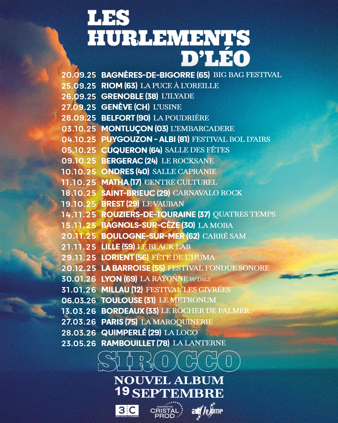 Sirocco Visuel tour