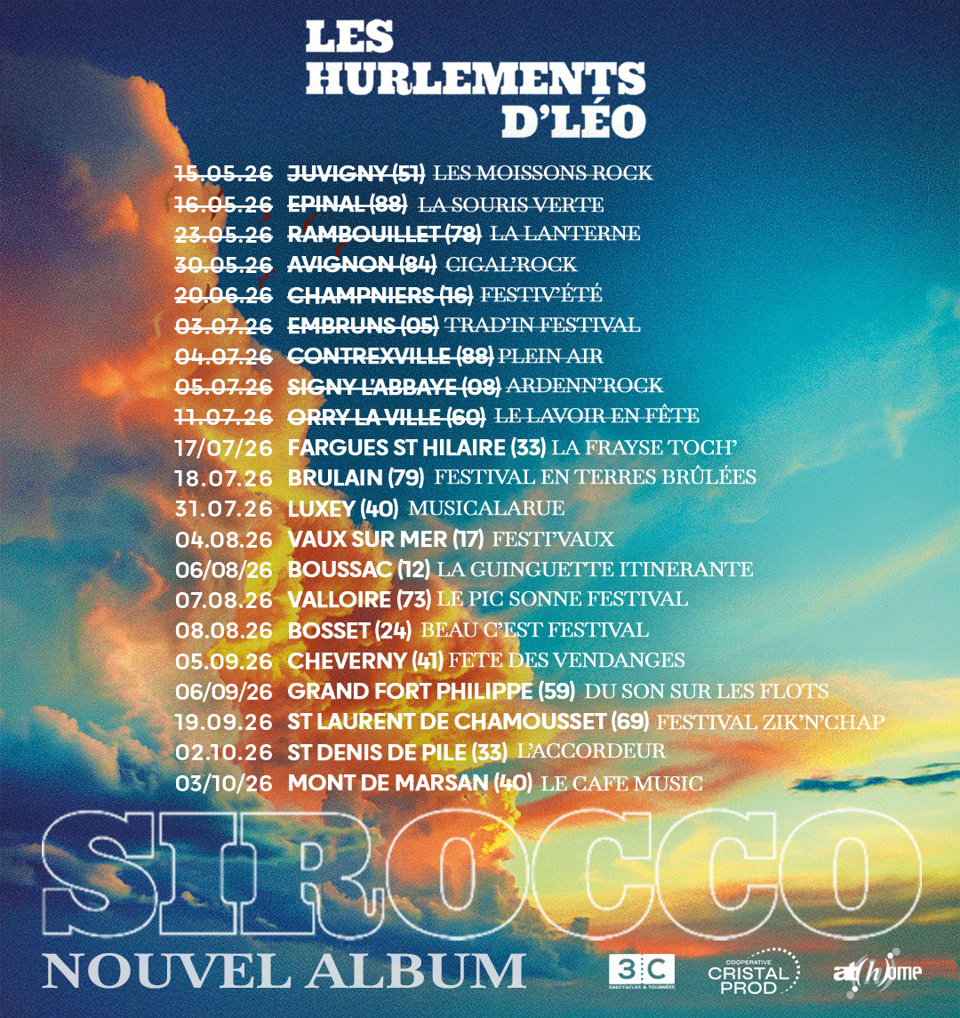 Sirocco Visuel tour